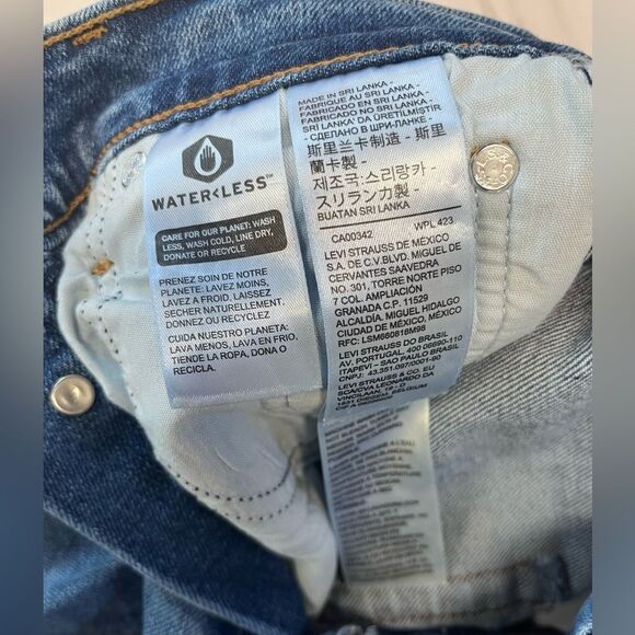 NWOT LEVI’S | WEDGIE STRAIGHT FIT WOMEN'S DENIM JEANS 25 - Picture 10 of 11